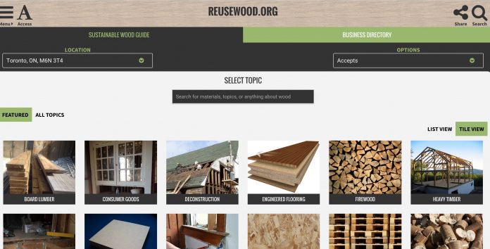 reuse wood