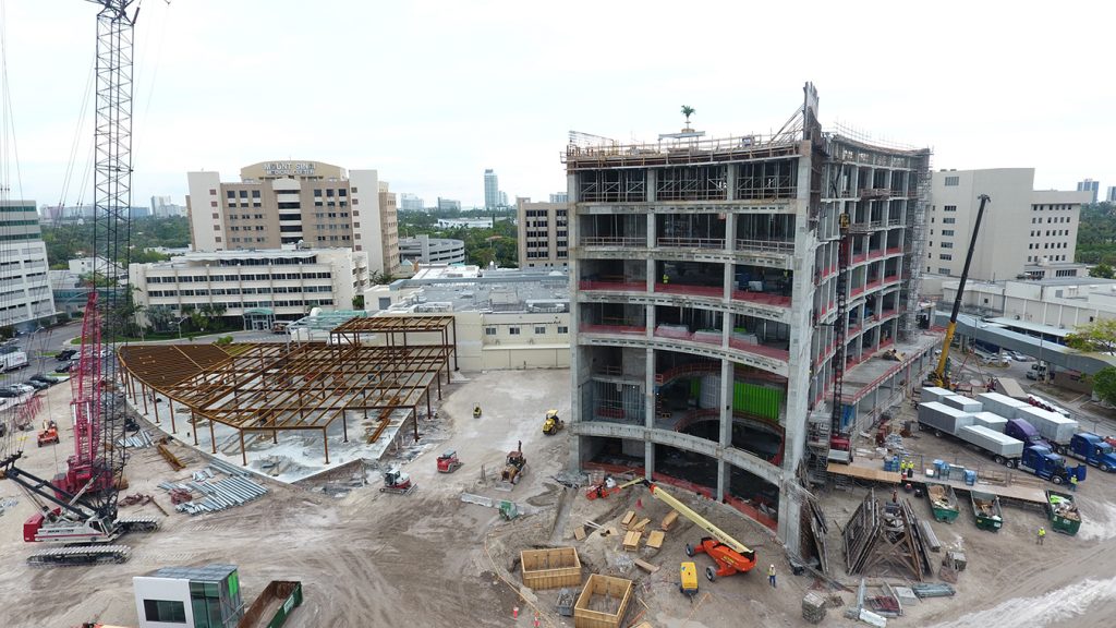 Miami’s Mount Sinai Medical Center celebrates surgical tower topping