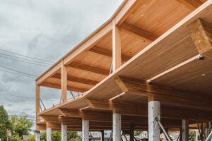 Holgate Library Mass Timber Structure, Portland, OR Photo by: FLOR Projects